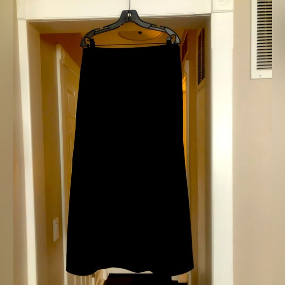 JCrew long black wool skirt. Excellent condition. - Picture 1 of 6